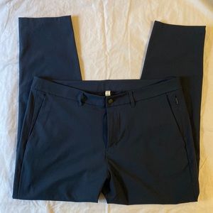 Lululemon Commission Pants - Men’s 38x32 - Navy (Warpstreme)
